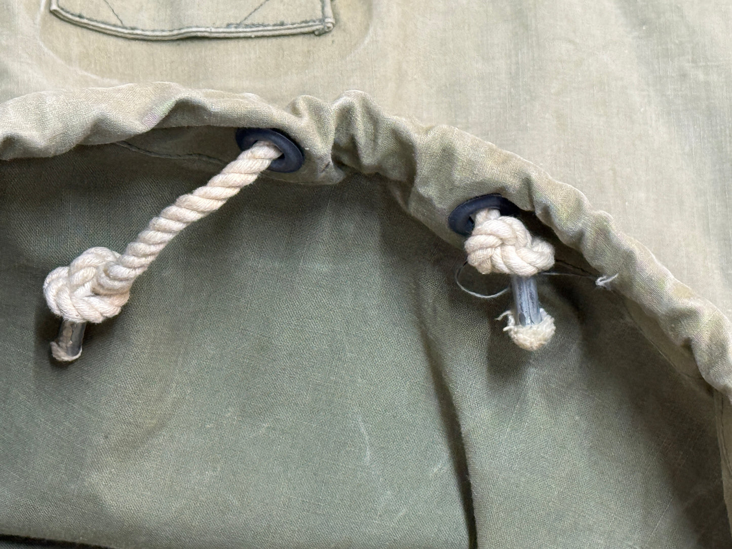 USN Foul Weather Rubberized Parka Large 1940年代
