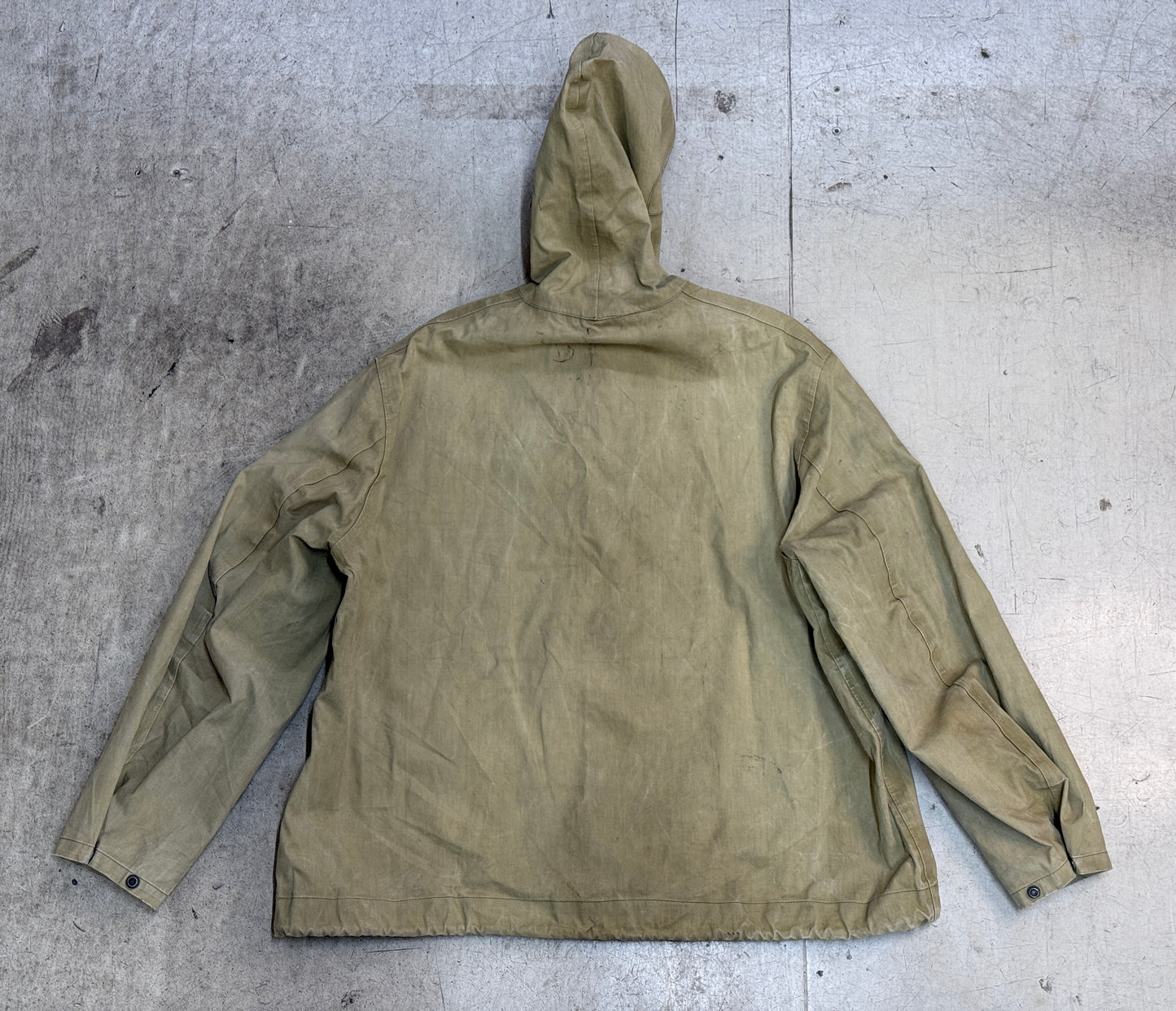 USN Foul Weather Rubberized Parka Large 1940年代