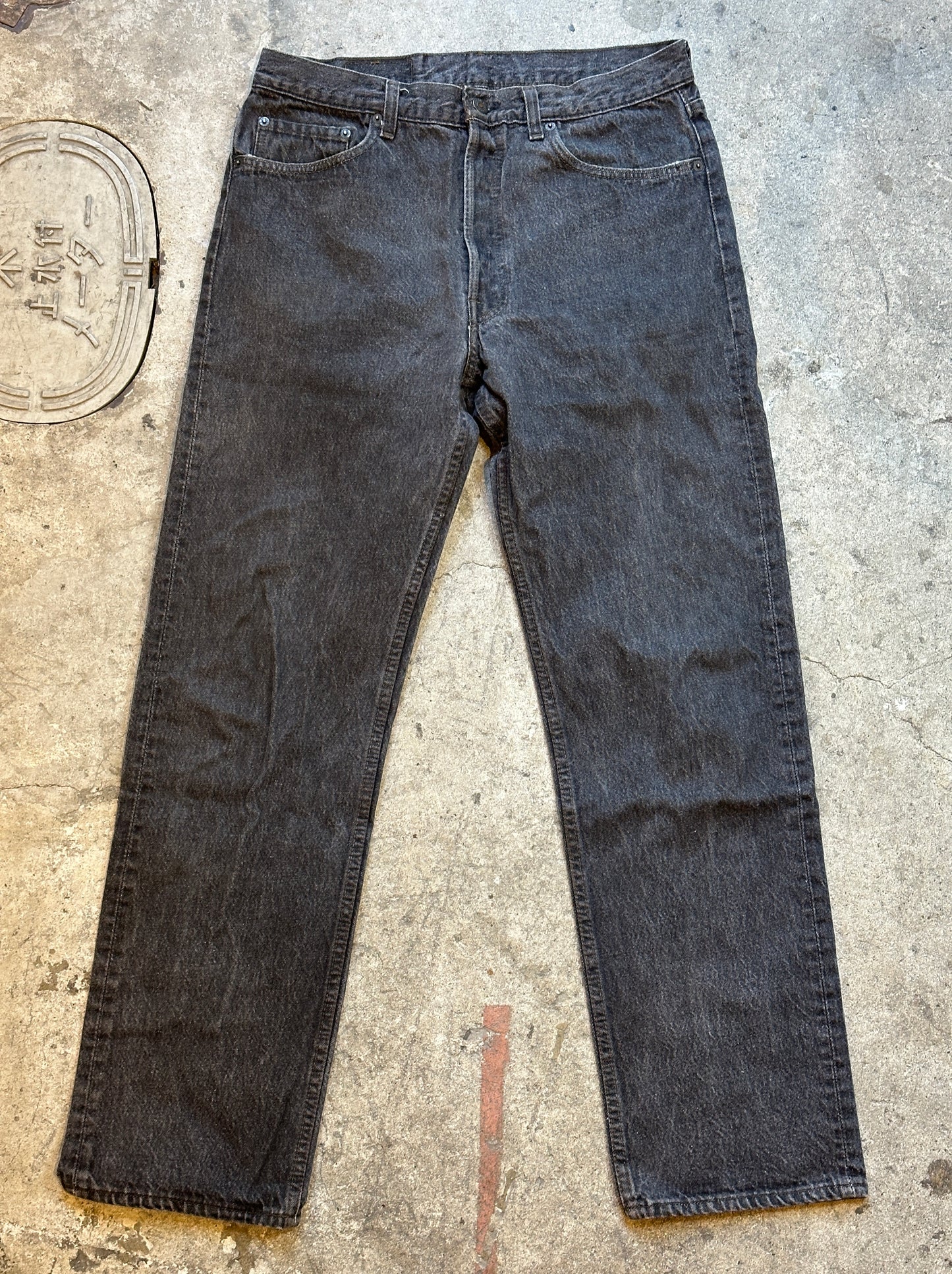 Levi's 501-0658 先染めブラック W34 L32 1989年