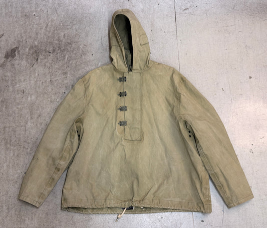 USN Foul Weather Rubberized Parka Large 1940年代