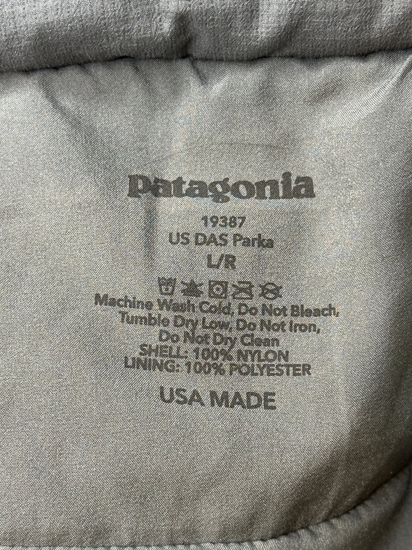 Patagonia Lost Arrow Project US DAS Parka Large Regular マルチカム 未使用品