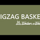 PDW ジグザグバスケット - ラージ